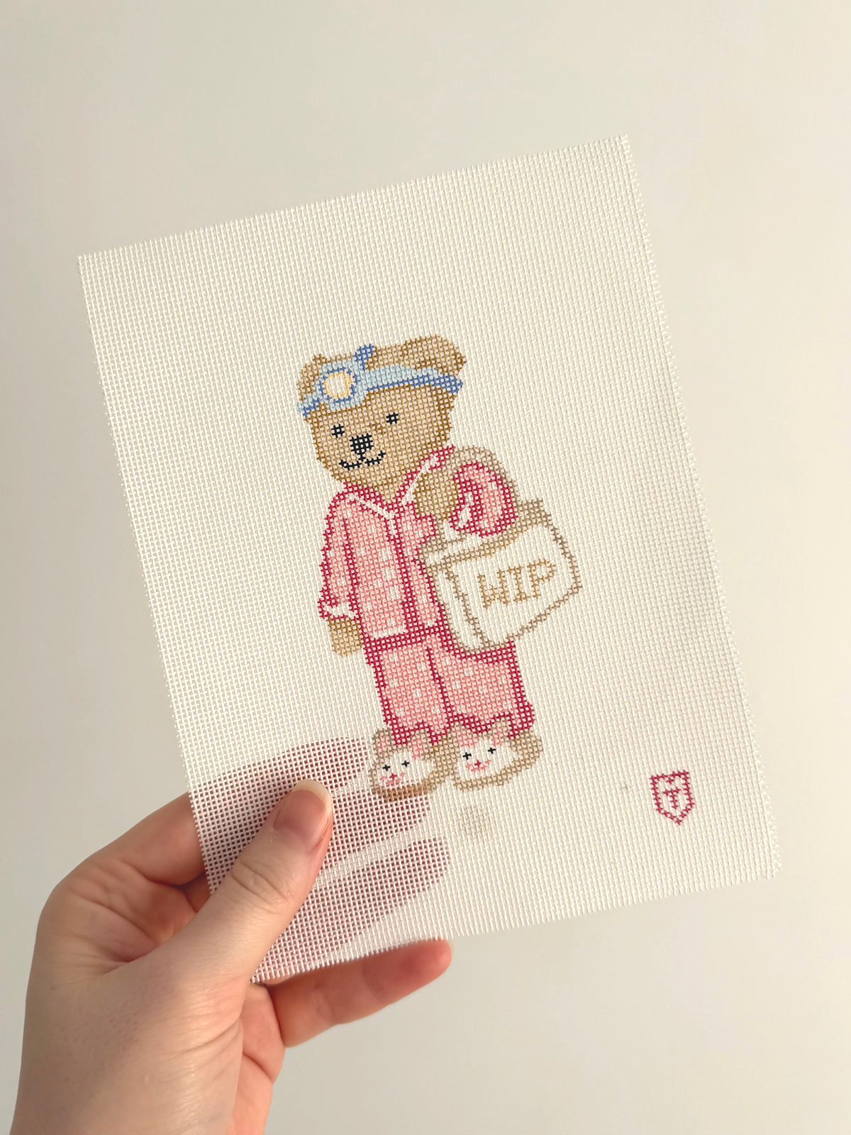 Needlepoint Girle *STUDIO SAMPLE*