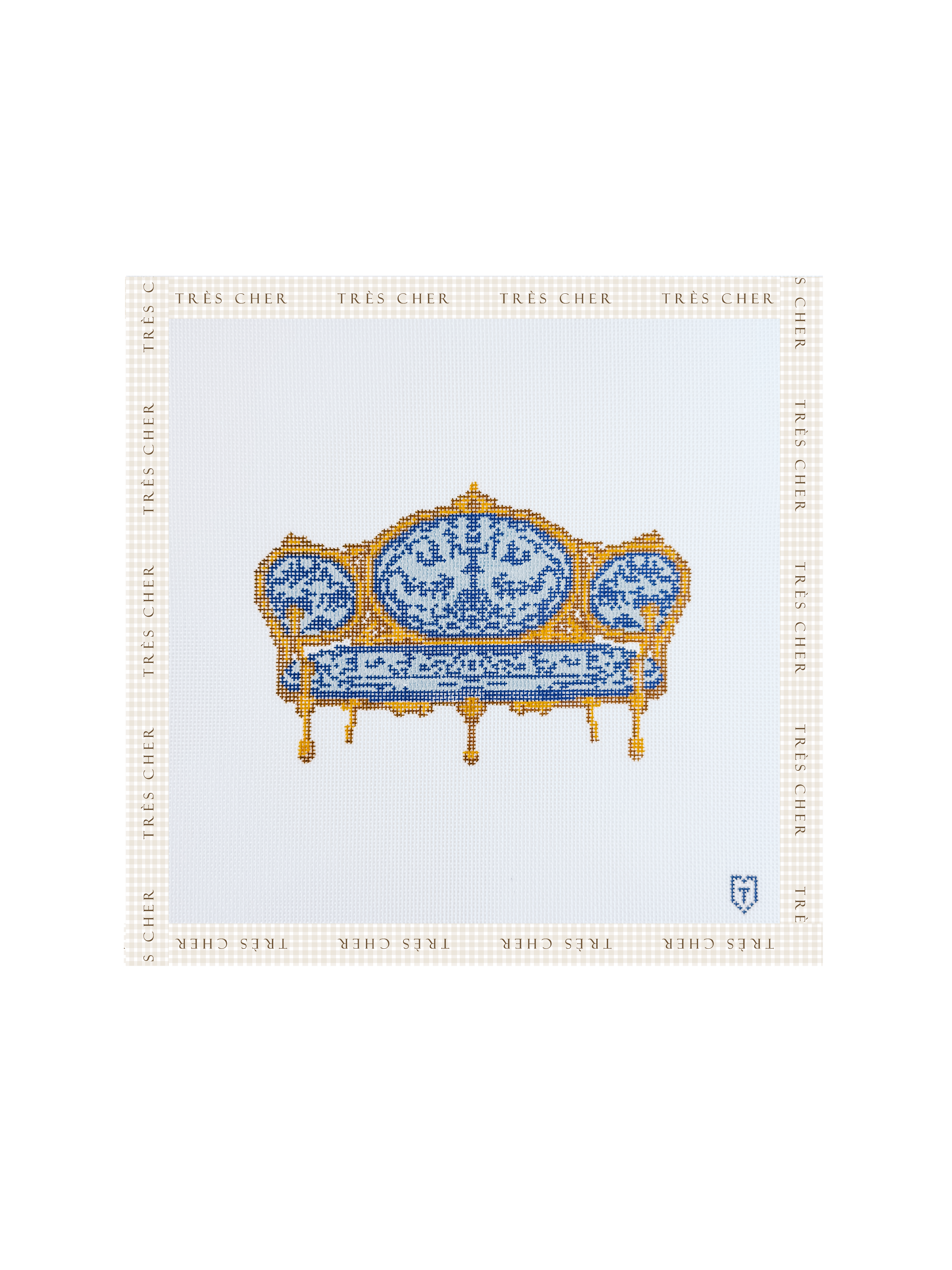 Antiques Collection - Blue Chaise