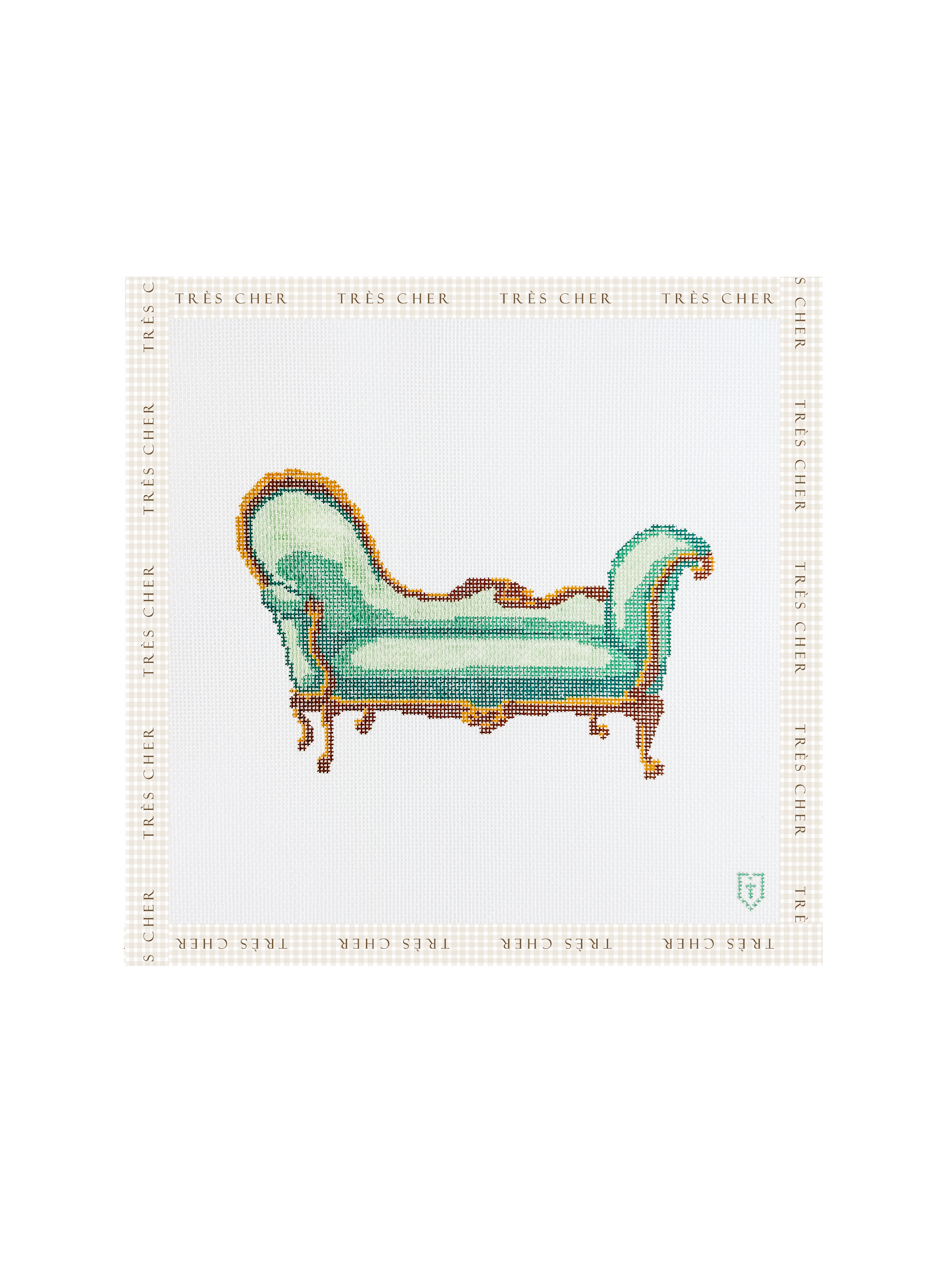 Antiques Collection - Green Chaise