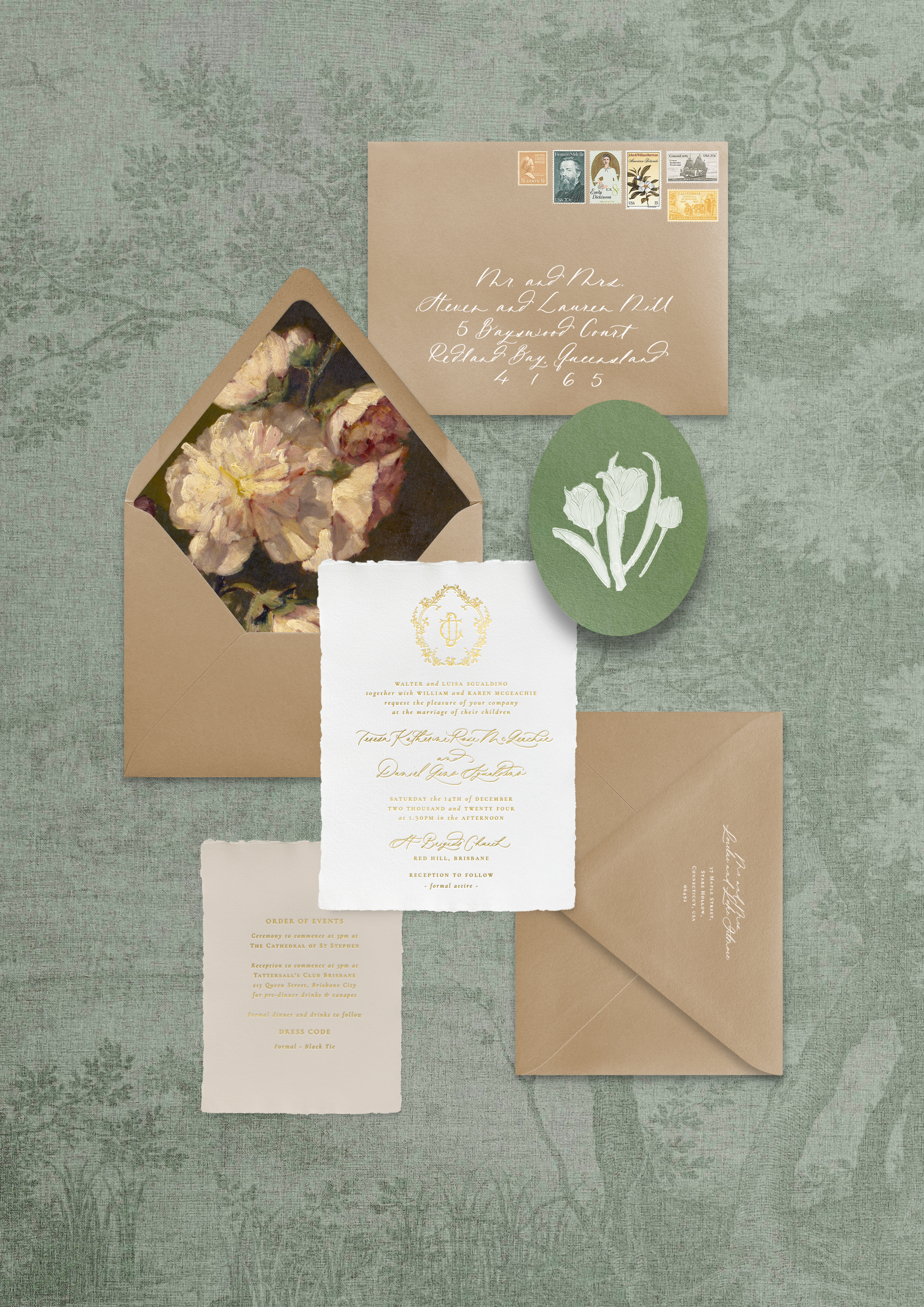 Vanessa - 4 Piece (Main, Details, RSVP)