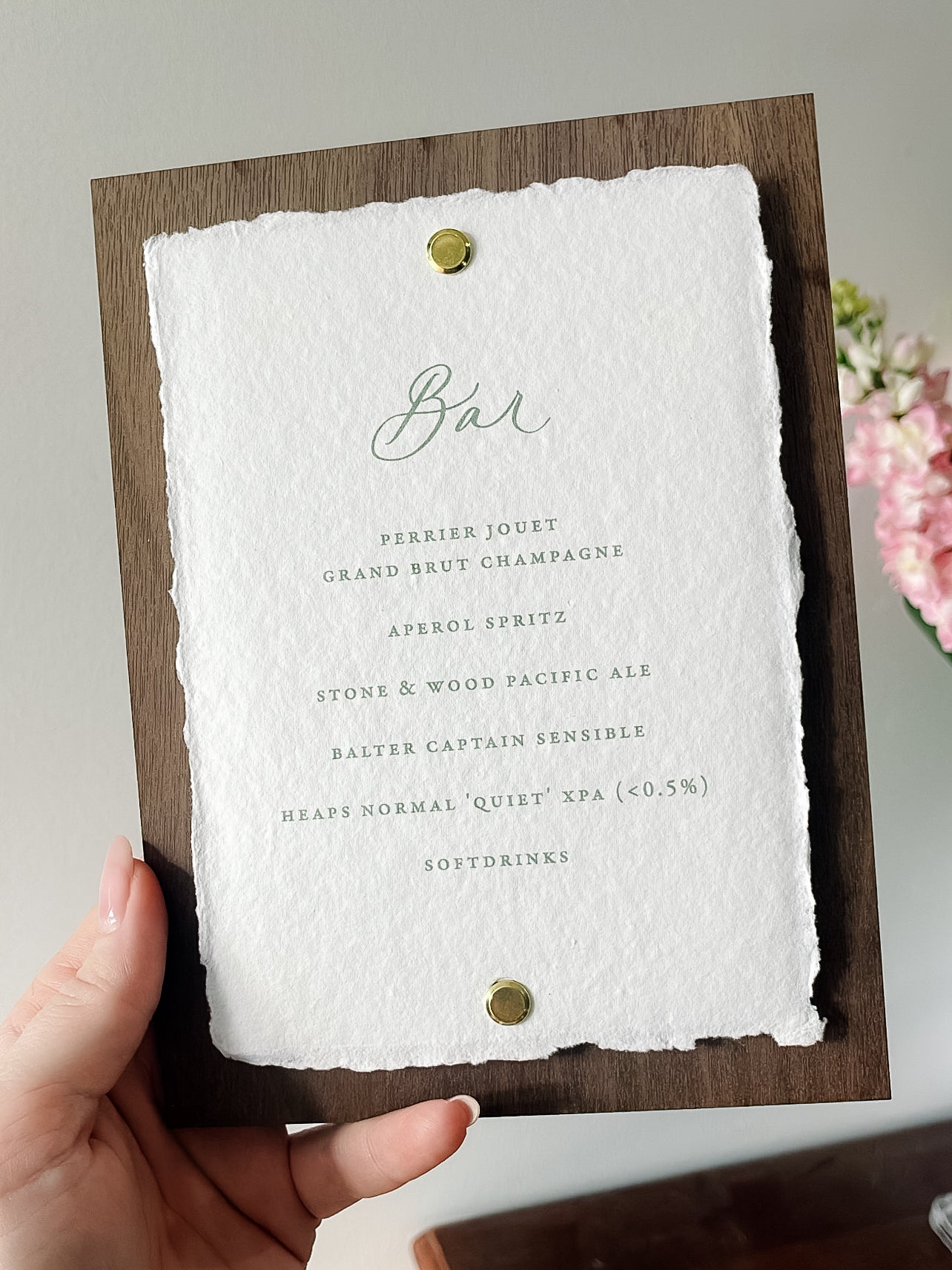 Layered Bar Sign - Oak Edition